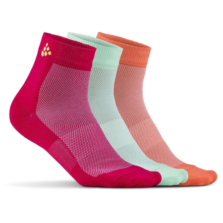 Zokni Craft Mid 3-Pack rózsaszín