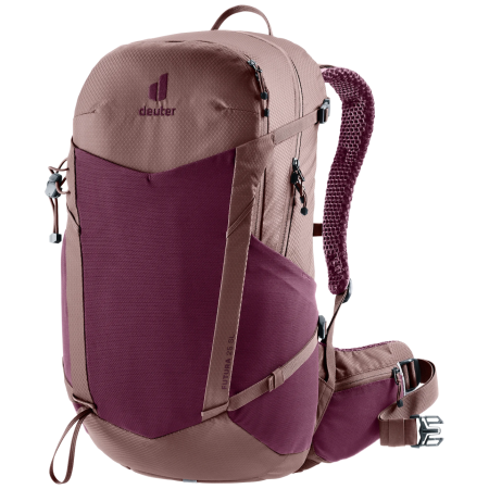 Deuter Futura 25 SL női hátizsák rózsaszín/burgundi vörös cassis-ashrose