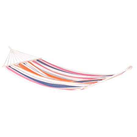 Függőágy tartóval La Siesta Chillounge Single fehér/narancssárga