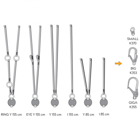 Singing Rock Reactor 140 "I" 85 cm energiaelnyelő kantár
