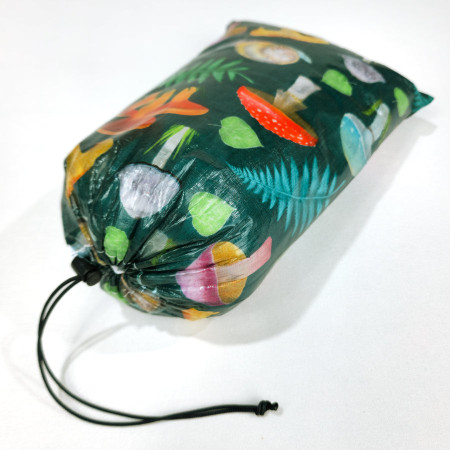 High Tail Designs Drawstring Stuff Sack Forest Mushroom tok