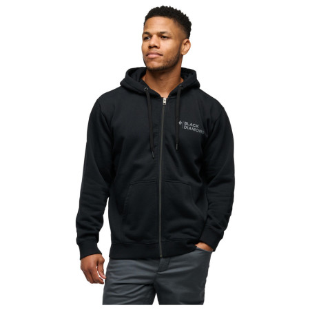 Black Diamond M Mini Stacked Fz Hoody férfi pulóver