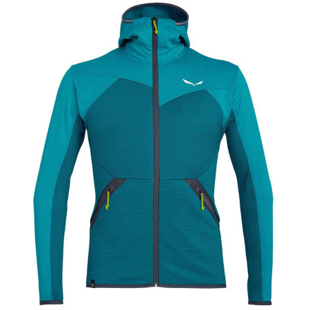 Férfi pulóver Salewa Puez Melange PL M FZ HDY sötétkék