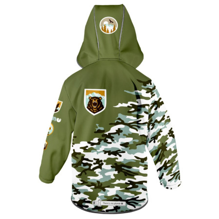 WAMU Khaki gyerek softshell kabát