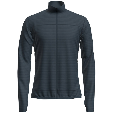Icebreaker M M 300 Descenderender LS Zip férfi pulóver kék/szürke Abyss