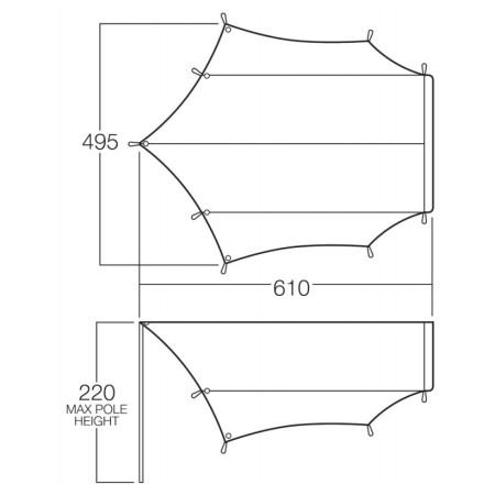 Ponyva Vango Family Shelter