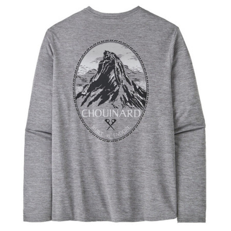 Patagonia M's L/S Cap Cool Daily Graphic Shirt - Lands férfi póló