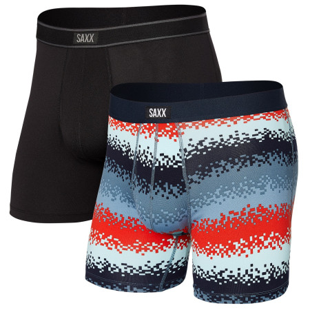 Saxx Daytripper Boxer Brief Fly 2Pk boxeralsó fekete