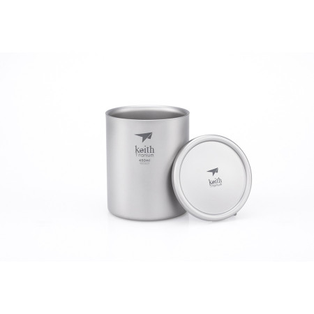Thermo bögre Keith Titanium Double-Wall Tit. Mug 450 ml