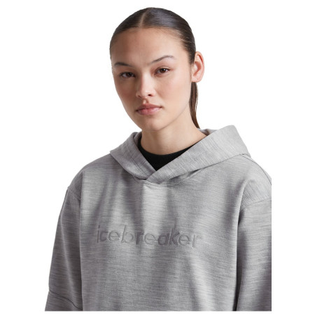 Icebreaker W Mer 360 RealFleece Elemental LS Hood női funkcionális pulóver