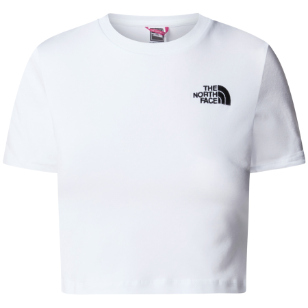The North Face Essential Cropped Slim Short Sleeve Tee női póló fehér TNF WHITE