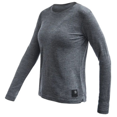 Sensor Merino Lite női póló szürke anthracite gray