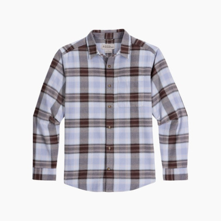 Royal Robins Lieback Organic Cotton Flannel L/S férfi ing kék/piros Shasta Blue Oak Pld