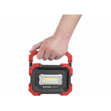 Extol reflektor LED s powerbankou lámpa