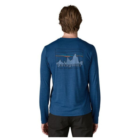 Patagonia M's L/S Cap Cool Daily Graphic Shirt férfi póló