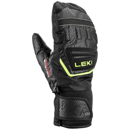 Leki WCR Team 3D Junior Mitt síkesztyű fekete/zöld black-ice lemon