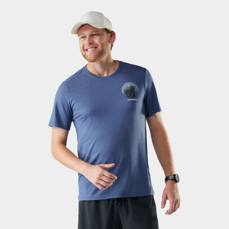 Smartwool Men's Lunar Bear Active Short Sleeve Graphic Tee férfi funkcionális póló
