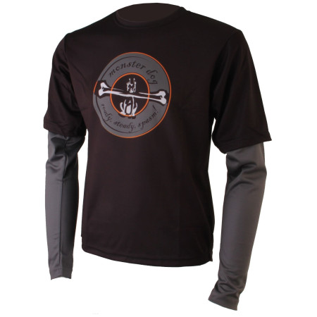 Axon Monster dlouhý rukáv férfi mez fekete/szürke