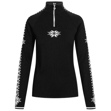 Dale of Norway Geilo Fem Sweater női pulóver fekete/fehér Black Offwhite