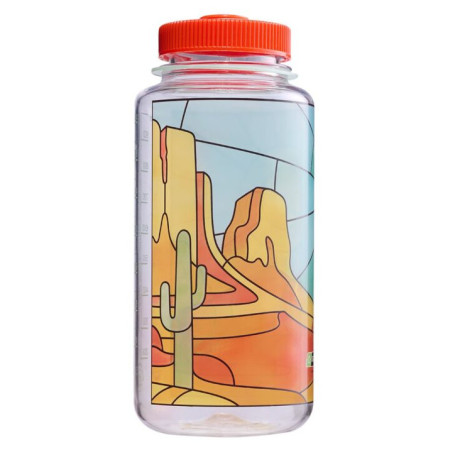 Nalgene Wide Mouth 1l Clear Stained Glass kulacs