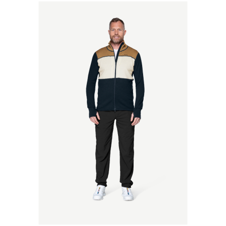 Devold Egga Grid Merino Jkt férfi funkcionális pulóver
