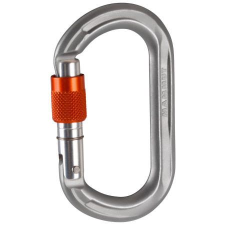 Karabiner Mammut Wall Micro Oval szürke/narancssárga grey