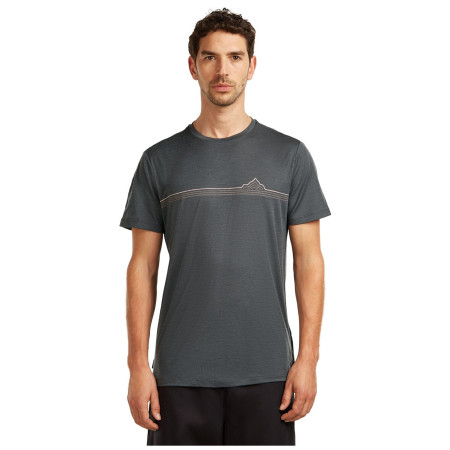 Icebreaker Men Merino 150 Tech Lite SS Tee Range Stripes férfi póló