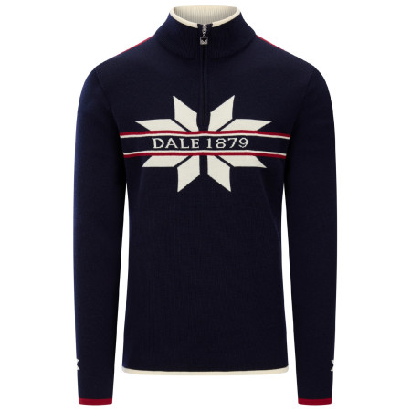 Dale of Norway Nåle Masc. Sweater férfi pulóver sötétkék / fehér Marine Offwhite
