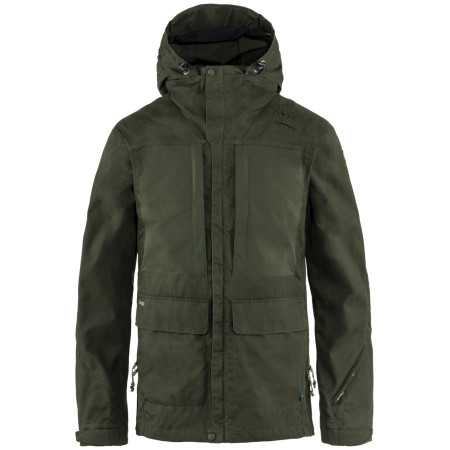 Fjällräven Lappland Hybrid Jacket M férfi télikabát sötétzöld Deep Forest