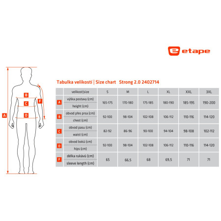 Etape Strong 2.0 férfi softshell kabát