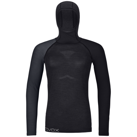 Ortovox 120 Competition Light Hoody női funkcionális pulóver fekete Black Raven