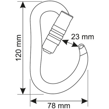 Camp Atom 3Lock karabiner