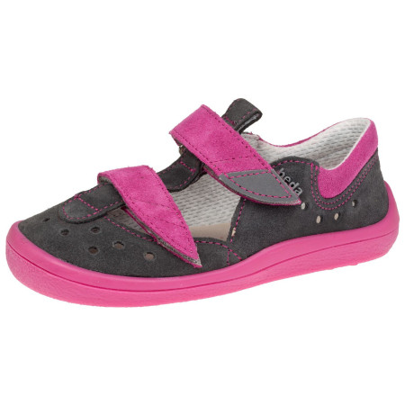 Beda Isabel Grey Pink gyerek cipő szürke/rózsaszín grey/pink (šedo-růžová)