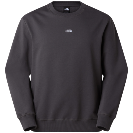 The North Face U Essential Light Relaxed Crew pulóver fekete ANTHRACITE GREY