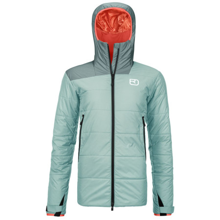 Ortovox Swisswool Zinal Jacket W női dzseki világoskék ice waterfall