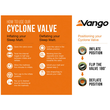 Vango Arcadia 10 Grande önfelfújódó matrac