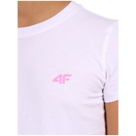 4F Tshirt F3615 White gyerek póló