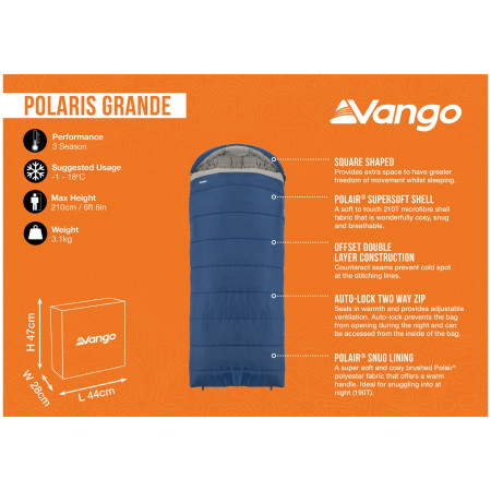 Vango Polaris Grande hálózsák