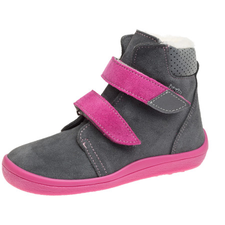 Beda Isabel Grey/Pink gyerek barefoot cipő