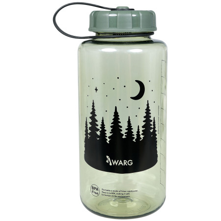 Warg Woods Tritan Wide 1 L kulacs zöld green