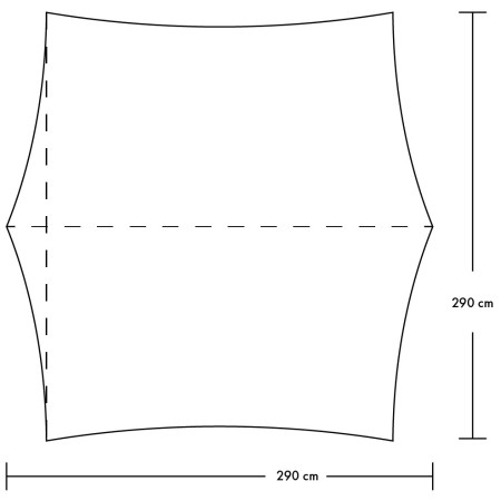 Zulu Dome Tarp árnyékoló - kifeszített sátorponyva