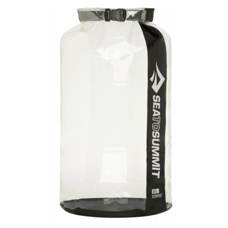 Vízhatlan zsák Sea to Summit Stopper Clear Dry Bag 35L fekete black