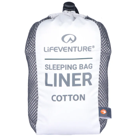 LifeVenture Cotton Sleeping Bag Liner, Mummy hálózsák bélés