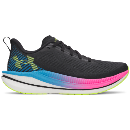 Under Armour W Velociti Spd női cipő fekete/kék Black / Capri / High Vis Yellow