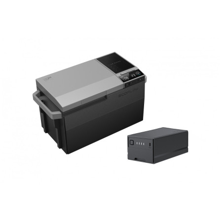 EcoFlow Glacier + baterie kompresszoros hűtőtáska szürke