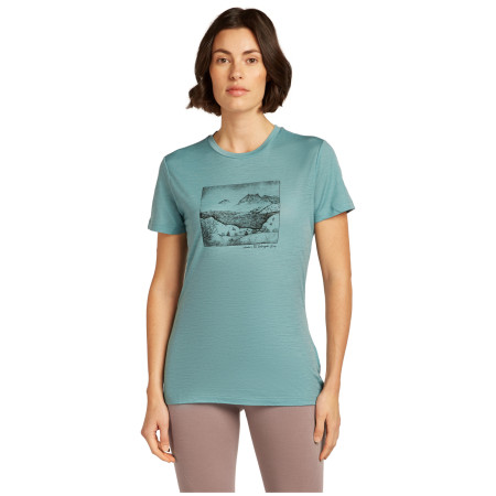 Icebreaker Women Merino 150 Tech Lite SS Tee Terrain női póló
