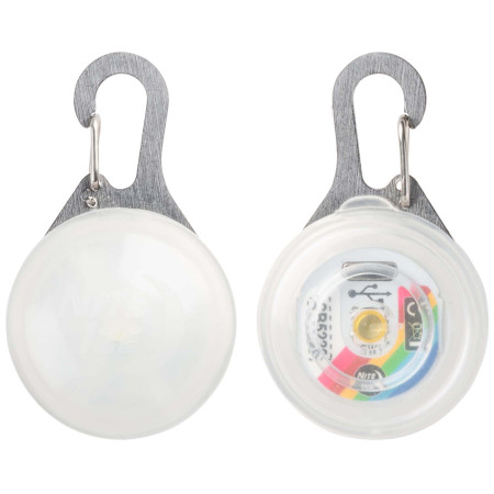 Nite Ize Spotlit Rechargeable Collar Light - Disc-O Tech világító kiegészítő kutyára fehér Disc-O Tech