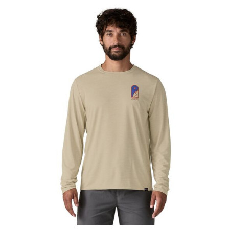 Patagonia M's L/S Cap Cool Daily Graphic Shirt - Lands férfi póló