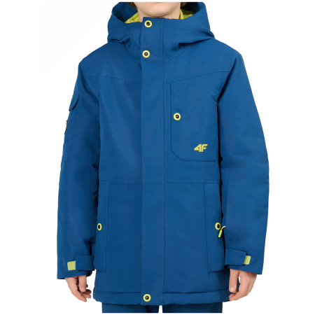 4F Technical Jacket M1261 Dark Blue gyerek télikabát kék Dark Blue