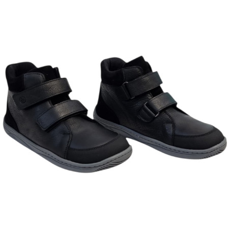 beBare 3602SA Black gyerek barefoot cipő